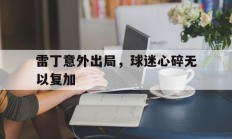 九游VIP-雷丁意外出局，球迷心碎无以复加的简单介绍